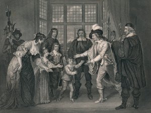 I. Károly interjúja gyermekeivel, 1649, 19. század eleje-közepe.