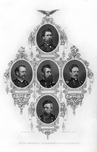 A Mississippi Minisztérium szakszervezeti tábornokai, amerikai polgárháború, 1862-1867.