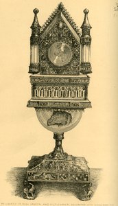 Ereklyetartó, 13. század eleje, 1881. alkotó: J. S. Goepel