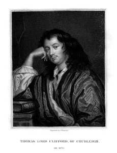 Thomas Clifford, Chudleigh 1. bárója, angol államférfi és politikus, 1828.