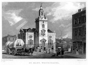 Szent Mária-templom, Whitechapel, London, 1831.