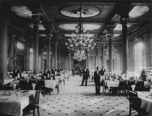Palmer House nagy étkező, 1880 körül