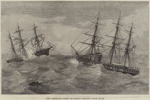 A HMS Immortalite megtalálta az elhagyott Margaret Pollockot a tengeren alkotó: J. Wells