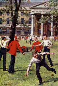 Soldier Boys at Play (színes litó) alkotó: J. Williamson