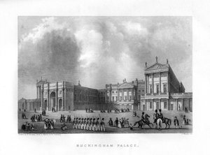 Buckingham-palota, London, 19. század.