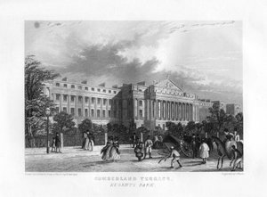 Cumberland Terrace, Regents Park, London, 19. század.