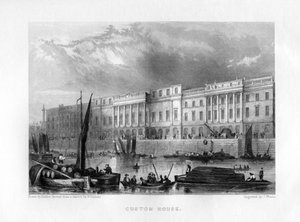 Vámház, London, 19. század.