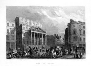 Mansion House, London, 19. század.