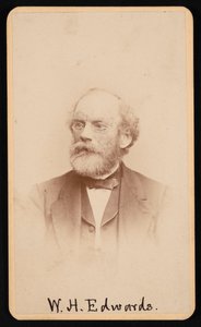 William Henry Edwards portréja 1822-1909, 1870-es évek 1880-as évek körül. alkotó: J and W Vincent