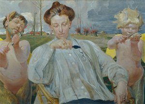 A művész felesége alkotó: Jacek Hyacinth Malczewski