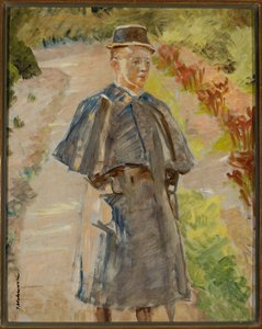Fiú a kertben, vázlat (Rafał, a művész fia) alkotó: Jacek Malczewski