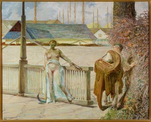 Életem - a triptichon jobb oldala alkotó: Jacek Malczewski