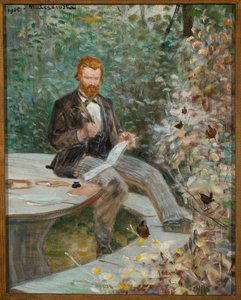 Adolf Dygasiński portréja alkotó: Jacek Malczewski
