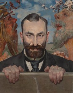 Feliks Jasieński portréja alkotó: Jacek Malczewski