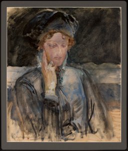 Maria Balowa portréja alkotó: Jacek Malczewski