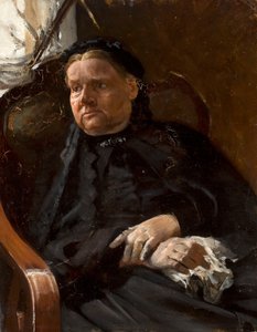 A művész édesanyjának portréja alkotó: Jacek Malczewski