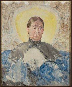 A művész nővérének portréja - Bronisława alkotó: Jacek Malczewski