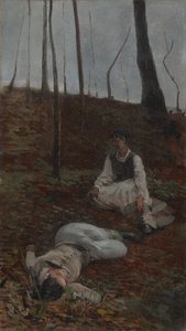 Jelenet a „Balladyna” című darabból alkotó: Jacek Malczewski