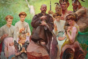 Szent Ferenc alkotó: Jacek Malczewski