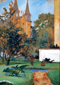 A karmelita templom kertje, Krakkó alkotó: Jacek Malczewski