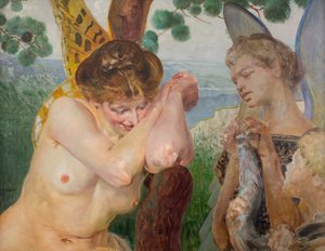 Tóbiás egy hárpiával alkotó: Jacek Malczewski
