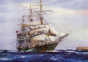 Clipper hajók: Aristides (színes litho)