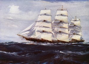 Clipper hajók: Benvenue (színes litho)