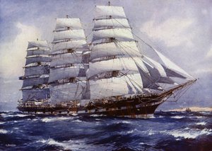 Clipper hajók: Macquarie (színes litho)
