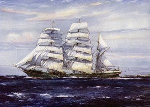 Clipper hajók: Strathdon (színes litho)