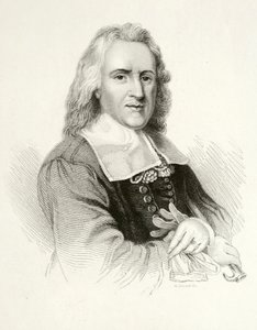 Izaak Walton, angol szerző (metszet) alkotó: Jacob (after) Huysmans