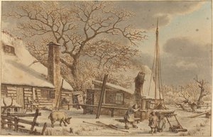 Farmyard télen