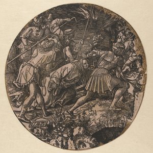 Krisztus fogsága The Round Passion (sorozat címe) alkotó: Jacob Cornelisz van Oostsanen