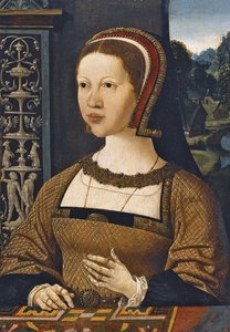 Ausztriai Izabella, Dánia királynőjének portréja, 1524 körül