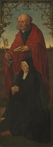 Szent Péter és egy adományozó, Szent Tamás fordított, 152025 alkotó: Jacob Cornelisz. van Oostsanen