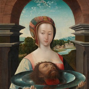 Salome Keresztelő János fejével Salome és Keresztelő János feje
