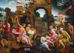 Saul és az endori boszorkány. 1526