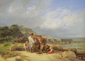 Halászok Probsteiben, 1835 (olaj, vászon)
