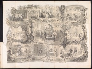 Rajzfilm a delfti diákalmanachban, 1858 alkotó: Jacob Gosschalk