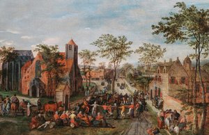 Falusi vásár, 1580-as évek.