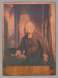 Tetterode Miklós portréja alkotó: Jacob Houbraken (signed by artist)