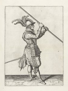 Katona lándzsával, 1600 körül