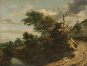 Sandy Track a dűnékben Homokösvény a dűnékben alkotó: Jacob van Ruisdael