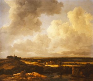 Egy kiterjedt táj nyáron, 1665-70 alkotó: Jacob van Ruisdael