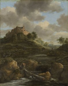Bentheim kastély, 1650-82 alkotó: Jacob van Ruisdael