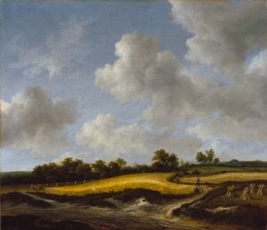 Táj búzamezővel, 1660 körül