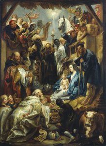 A királyok imádása alkotó: Jacob Jordaens