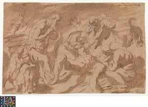 Német: Die Beweinung Abels
Holland: De bewening van Abel alkotó: Jacob Jordaens