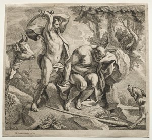 A Merkúr megöli Argust alkotó: Jacob Jordaens