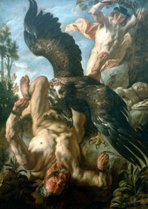 Prométheusz kötve, c1640 alkotó: Jacob Jordaens