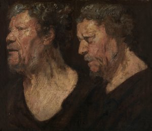 Abraham Grapheus fejéről készült tanulmányok alkotó: Jacob Jordaens